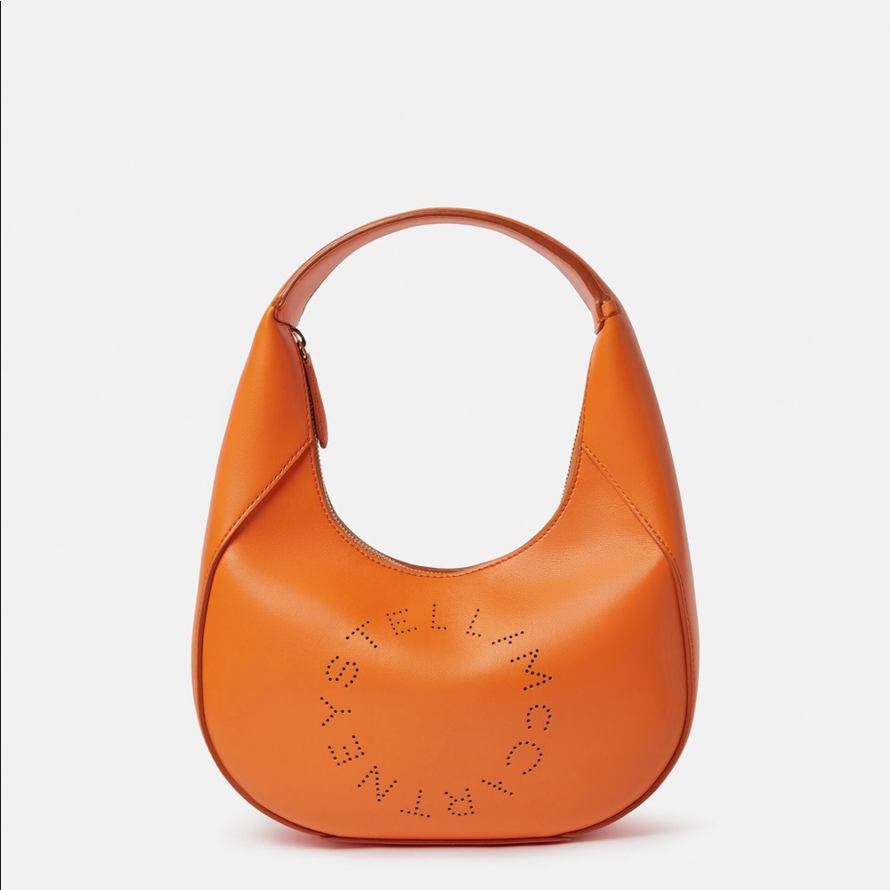 Small Stella Logo Hobo Shoulder Bag